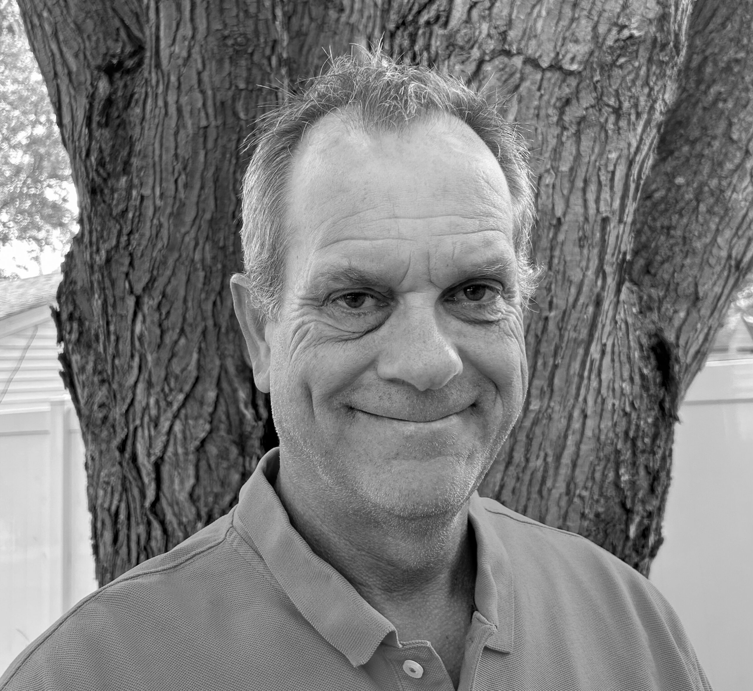 Paul Fadden headshot black and white