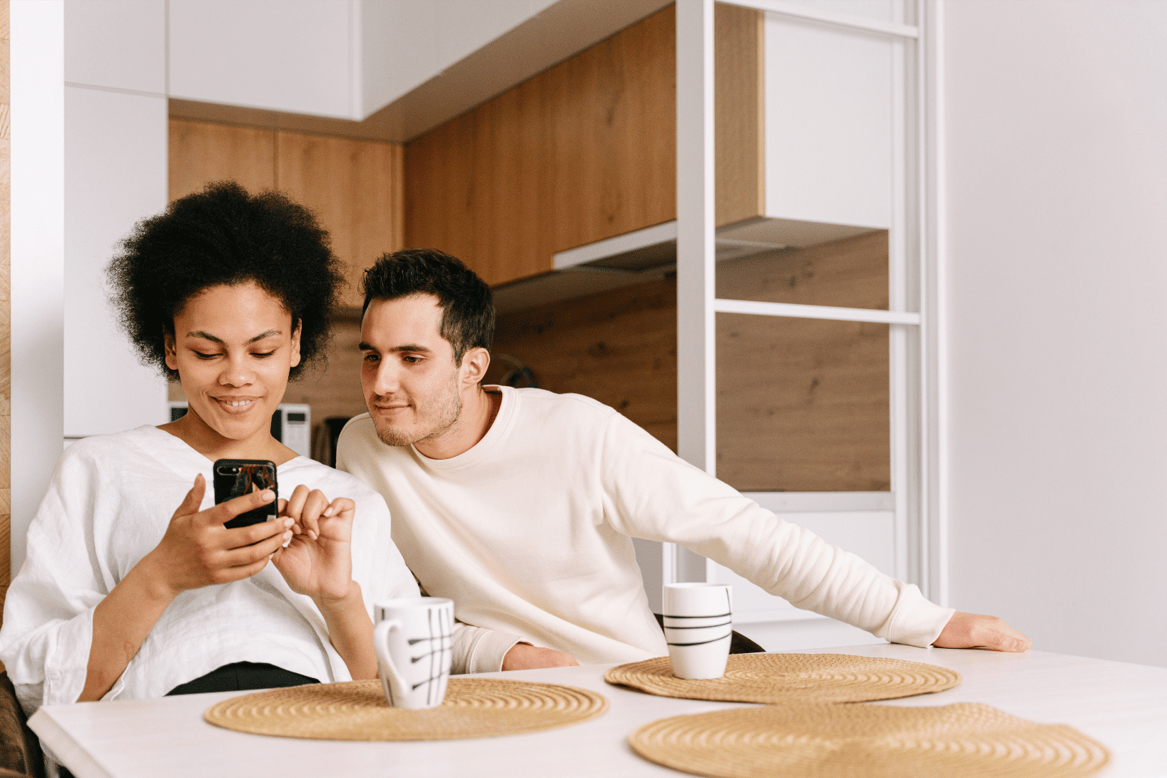 Person providing virtual informed consent for clinical trial on smartphone